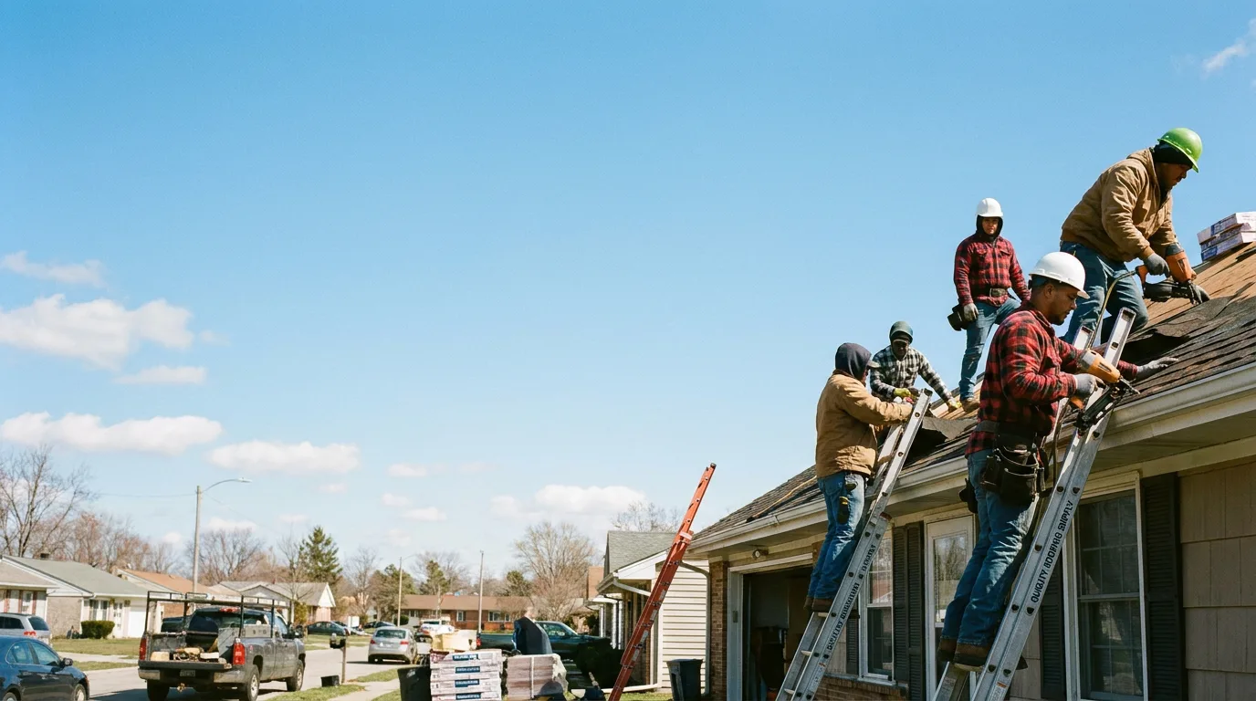 Roofing in Bourbon, IN near me